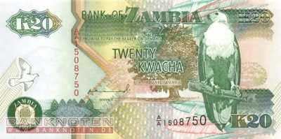 Sambia - 20  Kwacha (#036a_UNC)