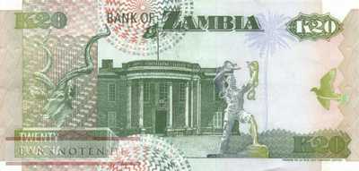 Zambia - 20  Kwacha (#036b_XF)