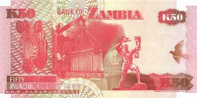 Sambia - 50  Kwacha (#037b_UNC)