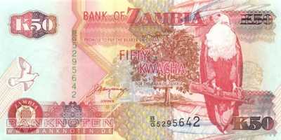 Sambia - 50  Kwacha (#037b_UNC)