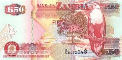 Zambia - 50  Kwacha (#037d-1_UNC)