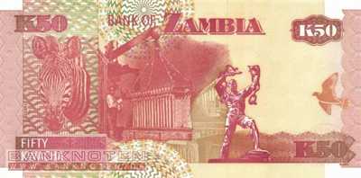 Zambia - 50  Kwacha (#037f_UNC)