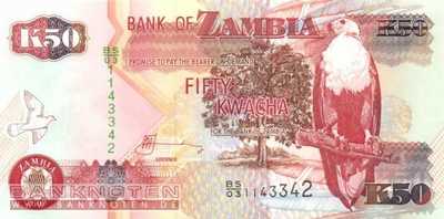 Sambia - 50  Kwacha (#037h_UNC)