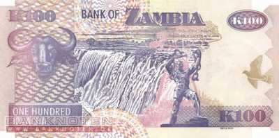 Zambia - 100  Kwacha (#038h_UNC)