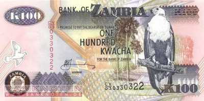 Zambia - 100  Kwacha (#038h_UNC)