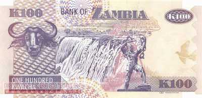 Sambia - 100  Kwacha (#038j_UNC)