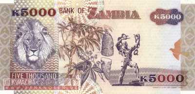 Zambia - 5.000  Kwacha (#041a_UNC)
