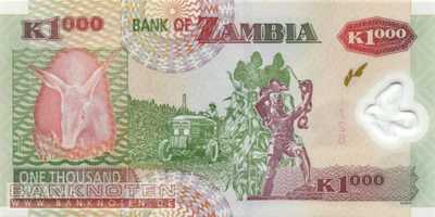 Zambia - 1.000 Kwacha (#044f_UNC)