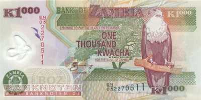 Sambia - 1.000  Kwacha (#044g_UNC)