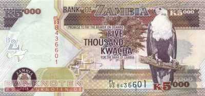 Zambia - 5.000  Kwacha (#045g_UNC)