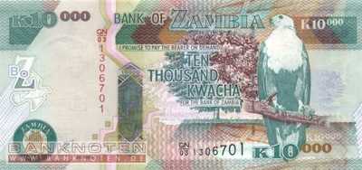 Zambia - 10.000  Kwacha (#046g_UNC)