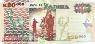 Zambia - 20.000  Kwacha (#047g_UNC)