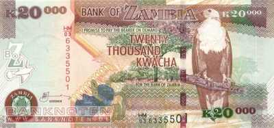 Zambia - 20.000  Kwacha (#047g_UNC)
