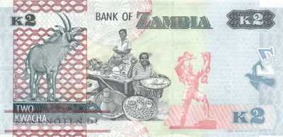 Sambia - 2  Kwacha (#049a_UNC)