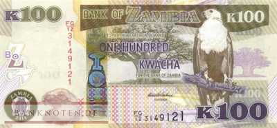 Zambia - 100  Kwacha (#054c_UNC)