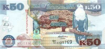 Zambia - 50  Kwacha - 50 years of independence (#055_UNC)