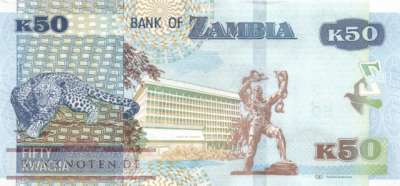 Zambia - 50  Kwacha (#060c_UNC)