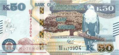 Zambia - 50  Kwacha (#060c_UNC)