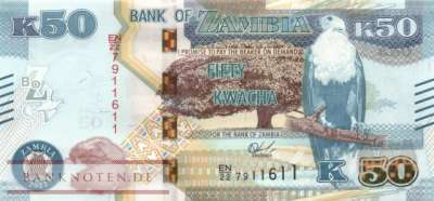 Sambia - 50  Kwacha (#060d_UNC)