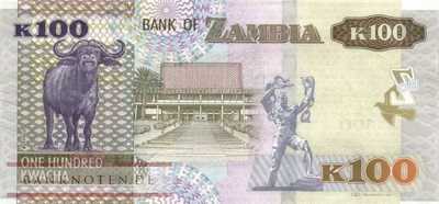 Zambia - 100  Kwacha (#061b_UNC)