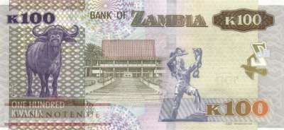 Sambia - 100  Kwacha (#061e_UNC)