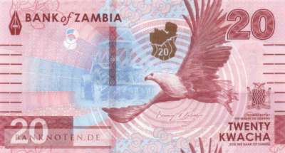 Sambia - 20  Kwacha (#063a_UNC)