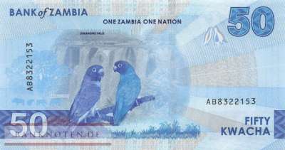Sambia - 50  Kwacha (#064a_UNC)