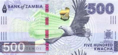 Sambia - 500  Kwacha (#067a_UNC)