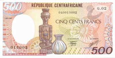 Zentralafrikanische Republik - 500  Francs (#014c_UNC)