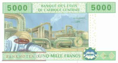 Kongo - 5.000  Francs (#109Tc_UNC)