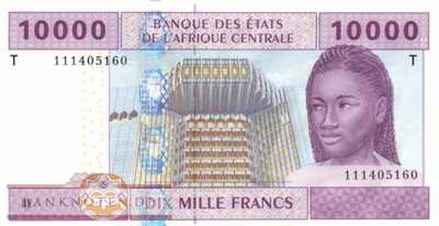 Kongo - 10.000  Francs (#110Ta_UNC)