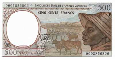 Cameroon - 500  Francs (#201Eg_UNC)