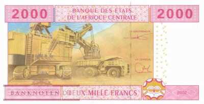 Cameroon - 2.000  Francs (#208Ud_UNC)