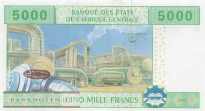 Kamerun - 5.000  Francs (#209Ue_UNC)