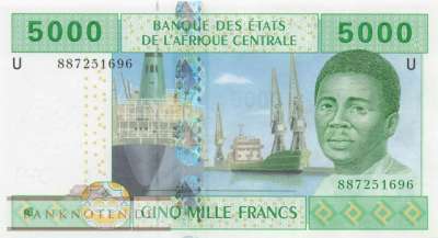 Kamerun - 5.000  Francs (#209Ue_UNC)