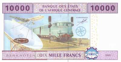 Cameroon - 10.000  Francs (#210Uc_UNC)