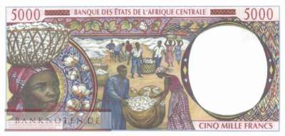 Zentralafrikanische Republik - 5.000  Francs (#304Ff_UNC)