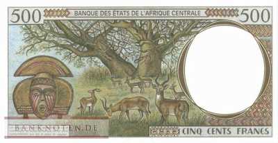 Gabun - 500  Francs (#401La_UNC)