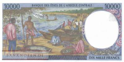 Gabun - 10.000  Francs (#405Lf_UNC)
