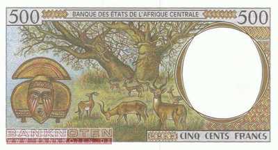 Equatorial Guinea - 500  Francs (#501Ng_UNC)