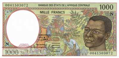 Äquatorialguinea - 1.000  Francs (#502Nh_UNC)