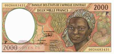 Chad - 2.000  Francs (#603Pg_UNC)