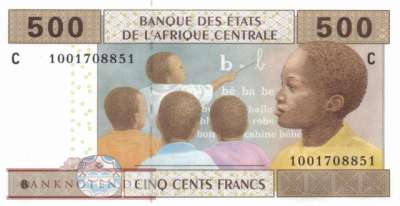 Chad - 500  Francs (#606Ce_UNC)