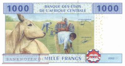 Chad - 1.000  Francs (#607Ce_UNC)