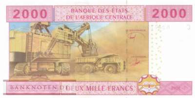 Chad - 2.000  Francs (#608Ce_UNC)