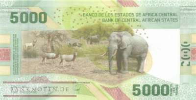 Central African States - 5.000  Francs (#703a_UNC)
