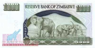 Zimbabwe - 1.000  Dollars (#012b_UNC)