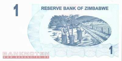 Zimbabwe - 1  Dollar (#037_UNC)