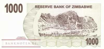 Zimbawe - 1.000  Dollar (#044_UNC)