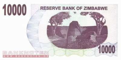 Zimbabwe - 10.000  Dollar - without space!!! (#046a_UNC)